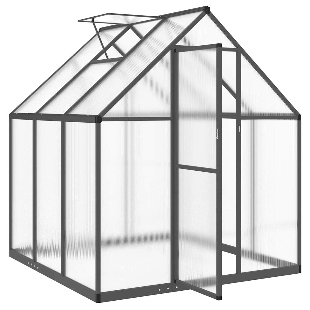 8721012918023_g_en_hd_4 vidaXL Greenhouse with Base Frame Anthracite 169x169x195 cm Aluminium - Image 6