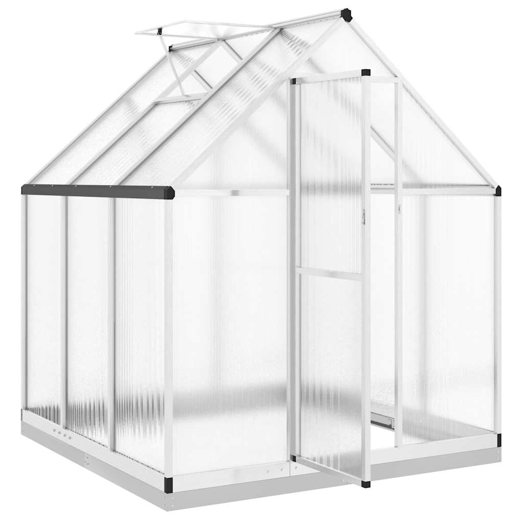 8721012918030_g_en_hd_4 vidaXL Greenhouse with Base Frame Silver 169x169x202 cm Aluminium - Image 6