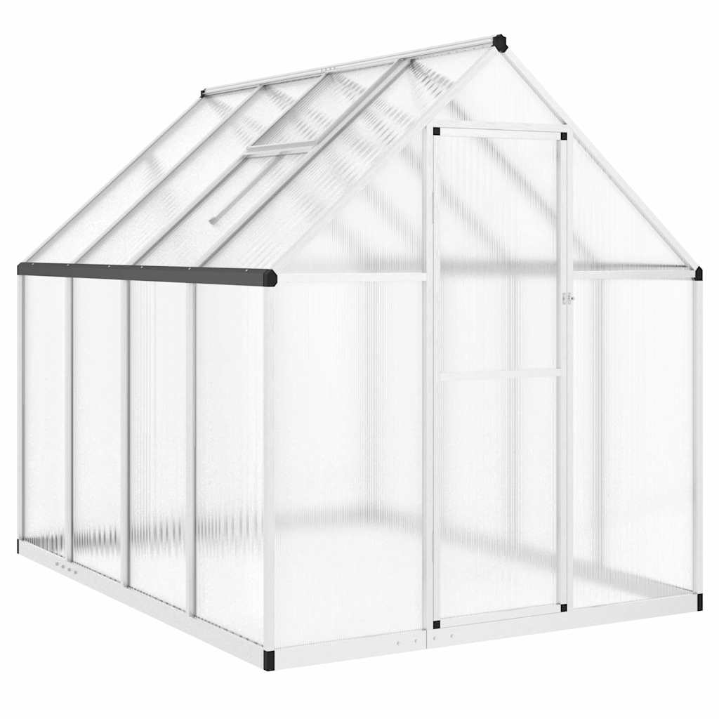8721012918061_a_en_hd_1 vidaXL Greenhouse with Base Frame Silver 224x169x195 cm Aluminium - Image 2