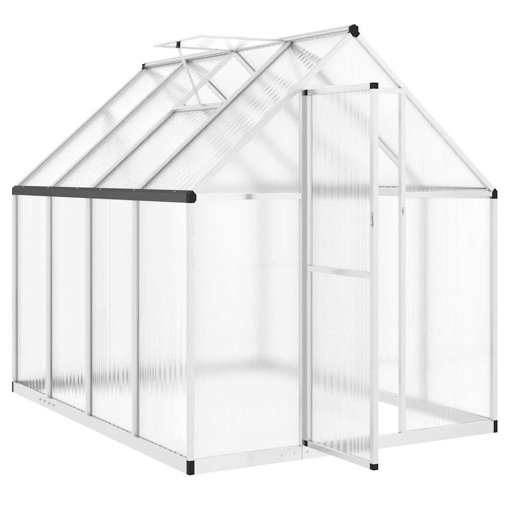 8721012918061_g_en_hd_4 vidaXL Greenhouse with Base Frame Silver 224x169x195 cm Aluminium - Image 6