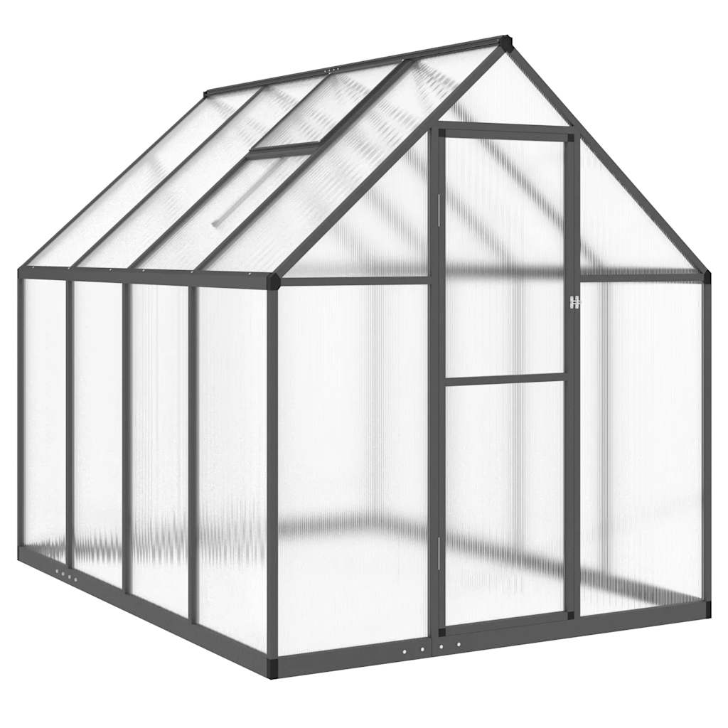 8721012918085_a_en_hd_1 vidaXL Greenhouse with Base Frame Anthracite 224x169x195 cm Aluminium - Image 2