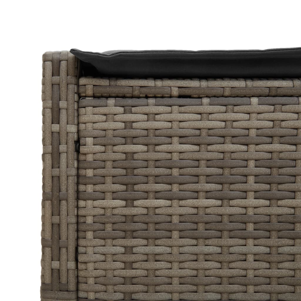 8721012919198_g_en_hd_5 vidaXL Double Sun Lounger with Cushions Grey Poly Rattan - Image 7