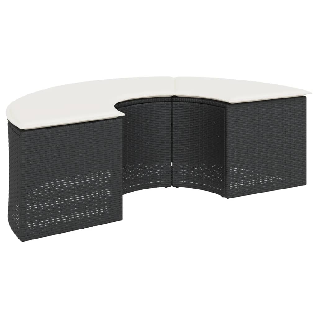 8721012920194_a_en_hd_1 vidaXL Garden Footstool with Cushion Black Poly Rattan - Image 2