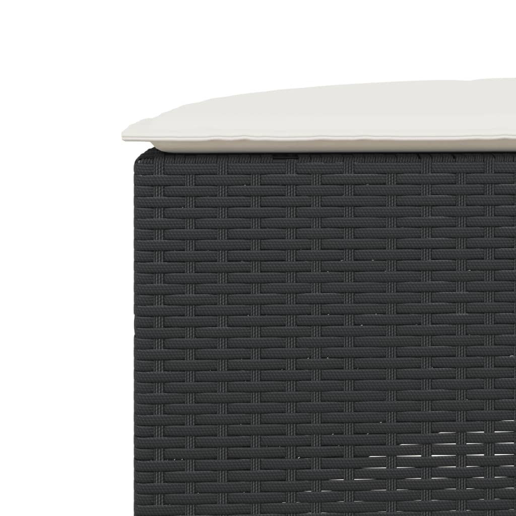 8721012920194_g_en_hd_4 vidaXL Garden Footstool with Cushion Black Poly Rattan - Image 6