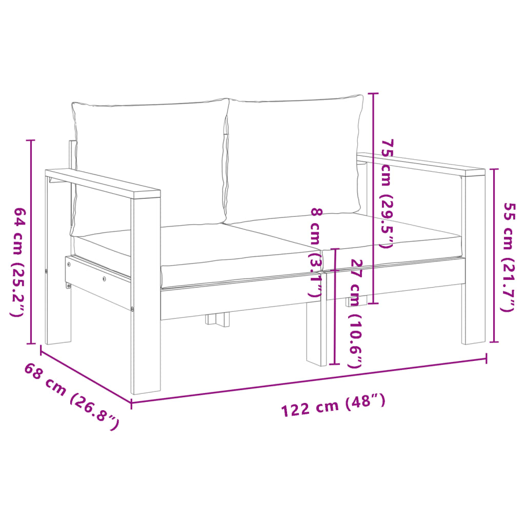 8721012920743_g_en_hd_6 vidaXL 3 Piece Garden Sofa Set with Cushions Solid Wood Acacia - Image 8
