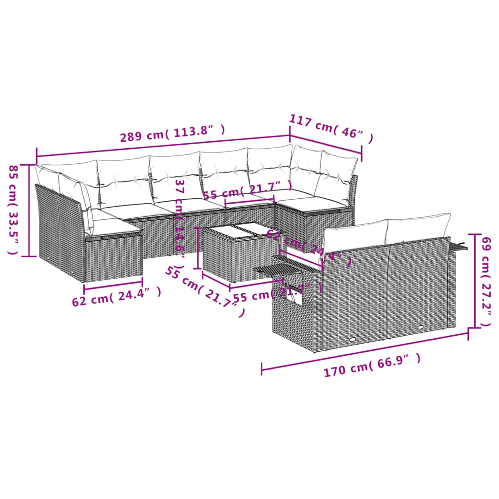 8721012929814_g_en_hd_7 vidaXL 10 Piece Garden Sofa Set with Cushions Grey Poly Rattan - Image 9