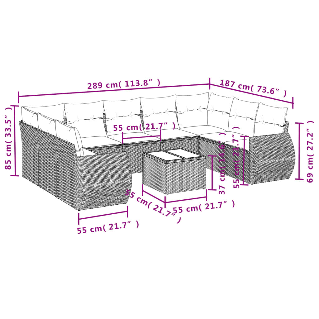 8721012941564_g_en_hd_6 vidaXL 10 Piece Garden Sofa Set with Cushions Black Poly Rattan - Image 8
