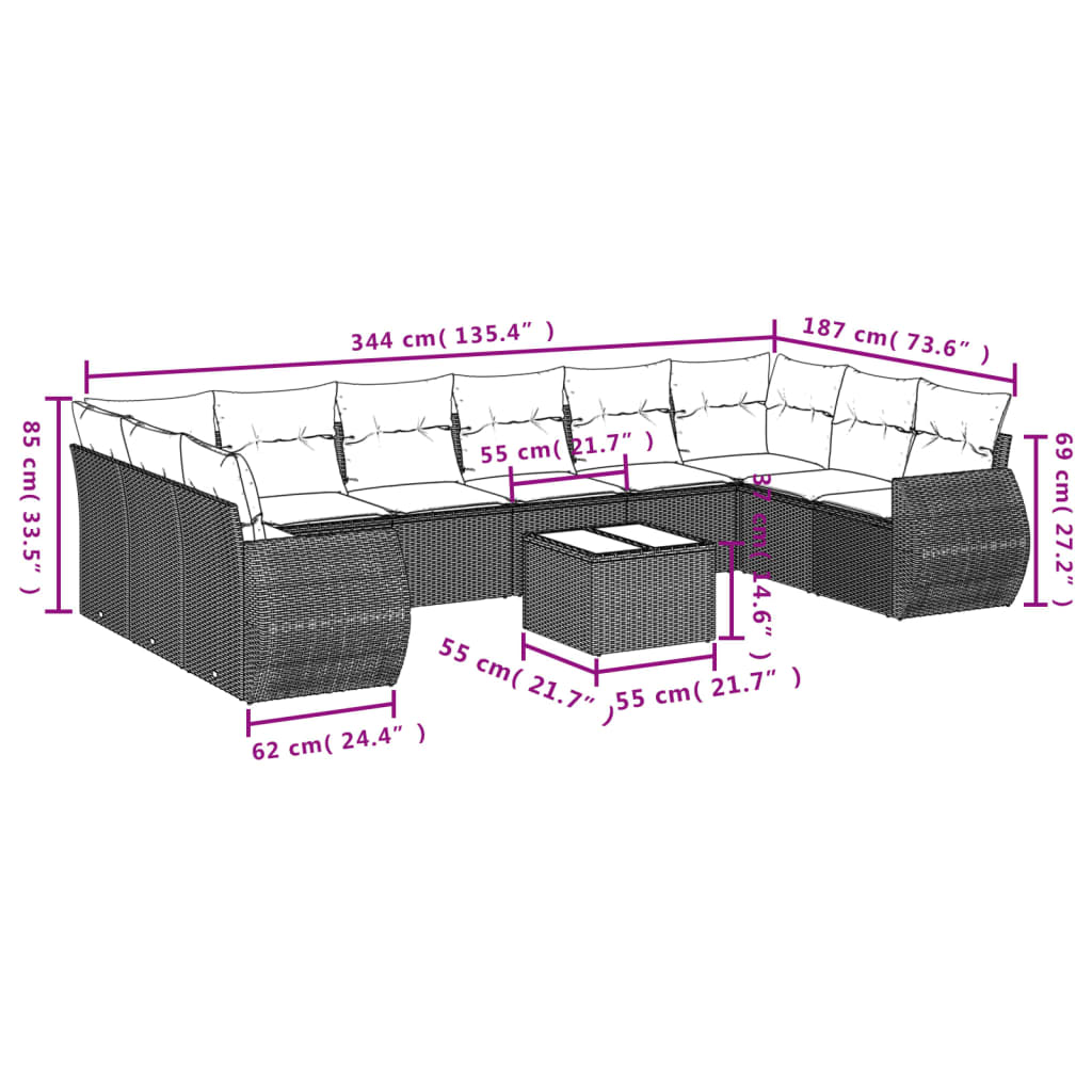 8721012942172_g_en_hd_5 vidaXL 10 Piece Garden Sofa Set with Cushions Black Poly Rattan - Image 7
