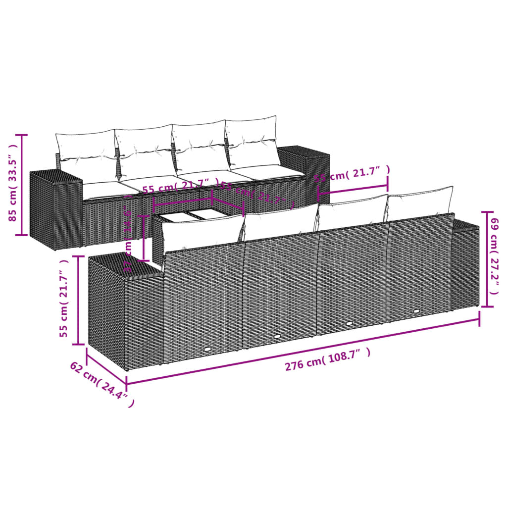 8721012946972_g_en_hd_5 vidaXL 9 Piece Garden Sofa Set with Cushions Black Poly Rattan - Image 7