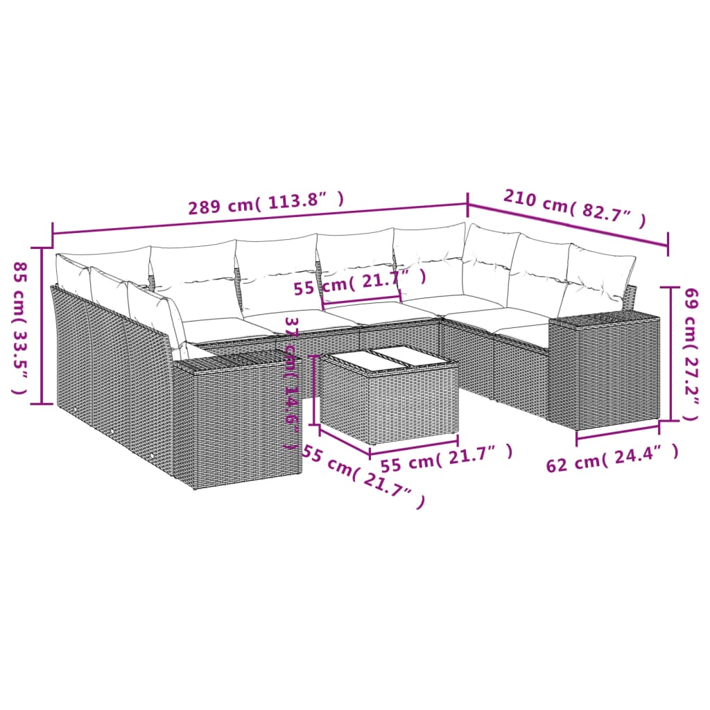 8721012953611_g_en_hd_6 vidaXL 10 Piece Garden Sofa Set with Cushions Grey Poly Rattan - Image 8