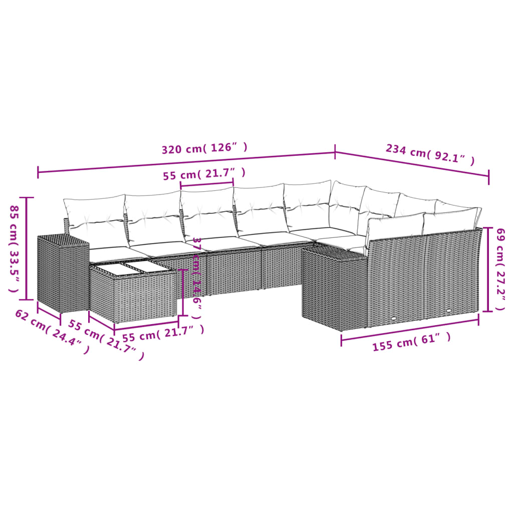 8721012954076_g_en_hd_6 vidaXL 10 Piece Garden Sofa Set with Cushions Black Poly Rattan - Image 8