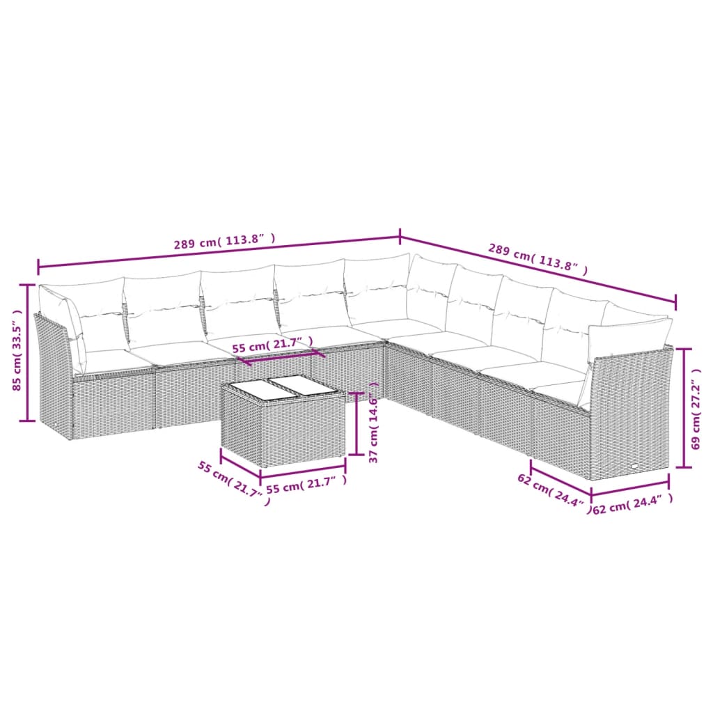 8721012963870_g_en_hd_5 vidaXL 10 Piece Garden Sofa Set with Cushions Black Poly Rattan - Image 7