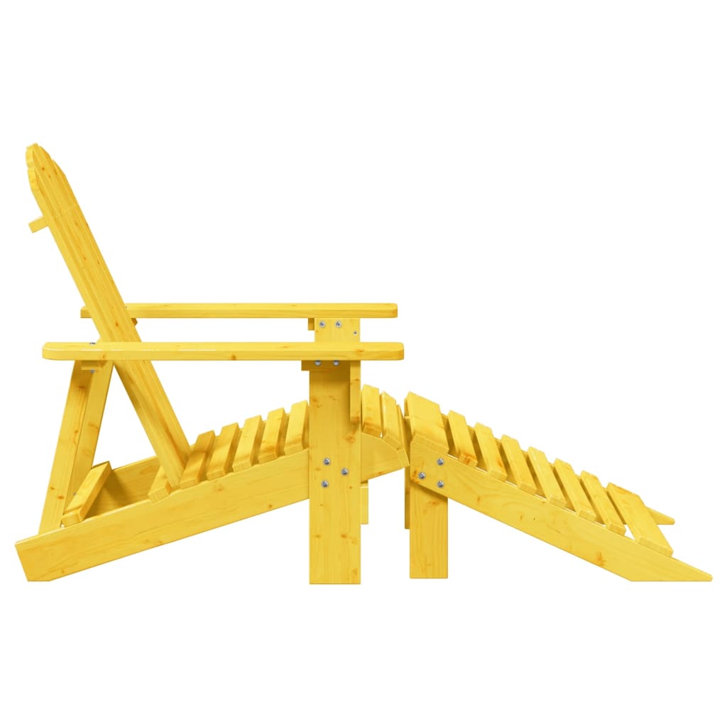 8721012988484_g_en_hd_4 vidaXL Adirondack Chair with Ottoman Yellow Solid Wood Fir - Image 6