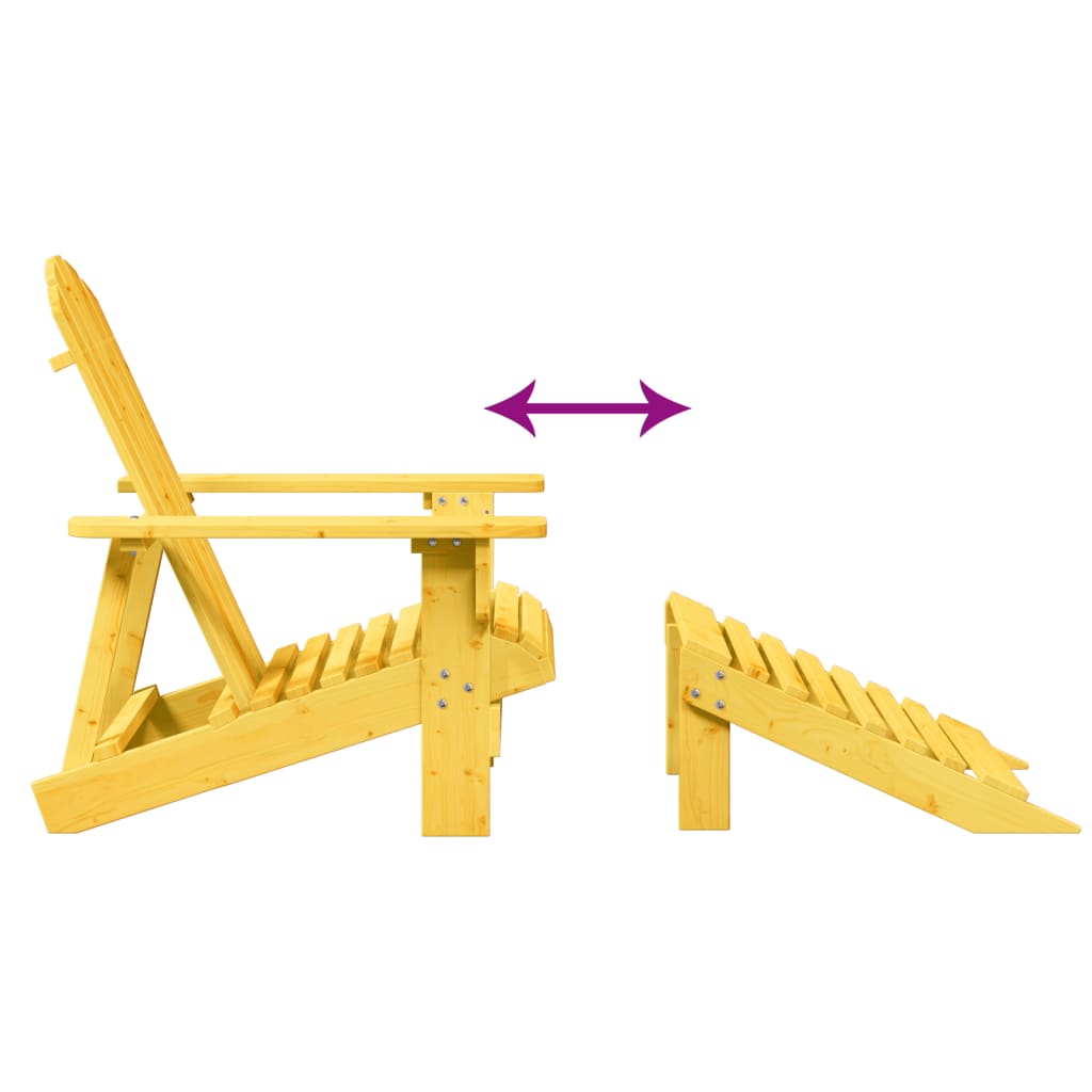 8721012988484_g_en_hd_6 vidaXL Adirondack Chair with Ottoman Yellow Solid Wood Fir - Image 8