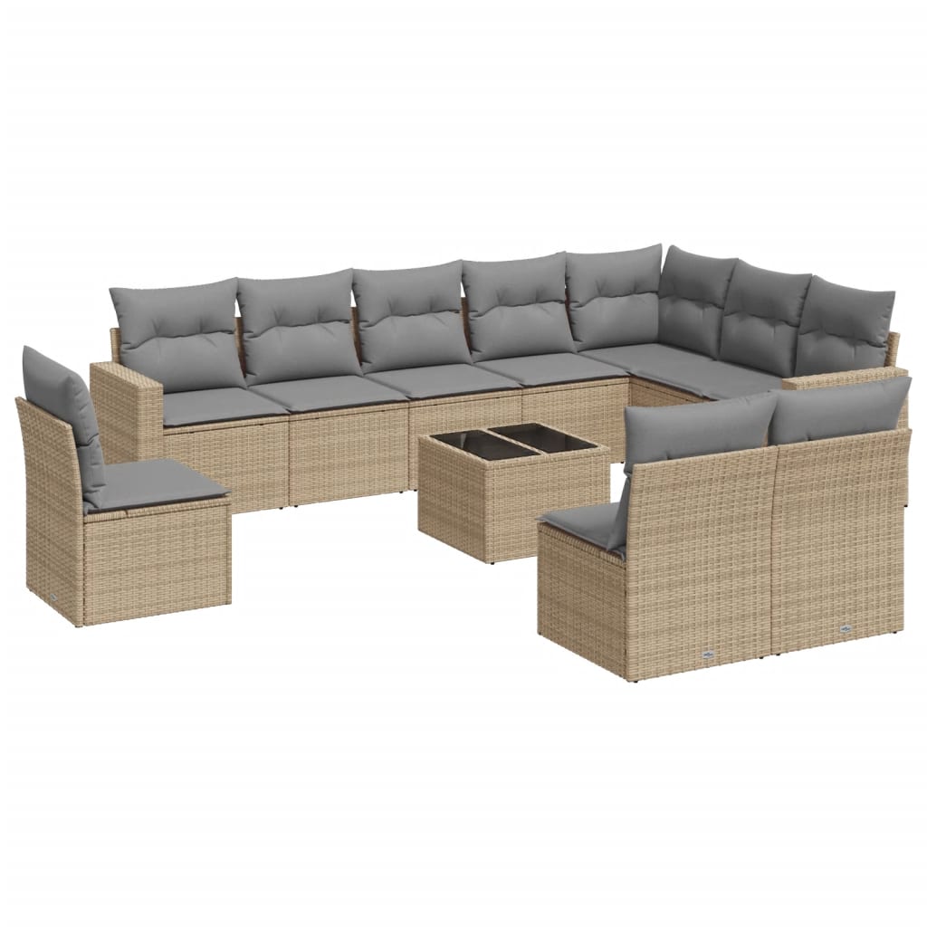8721102304316_a_en_hd_1 vidaXL 11 Piece Garden Sofa Set with Cushions Beige Poly Rattan - Image 2