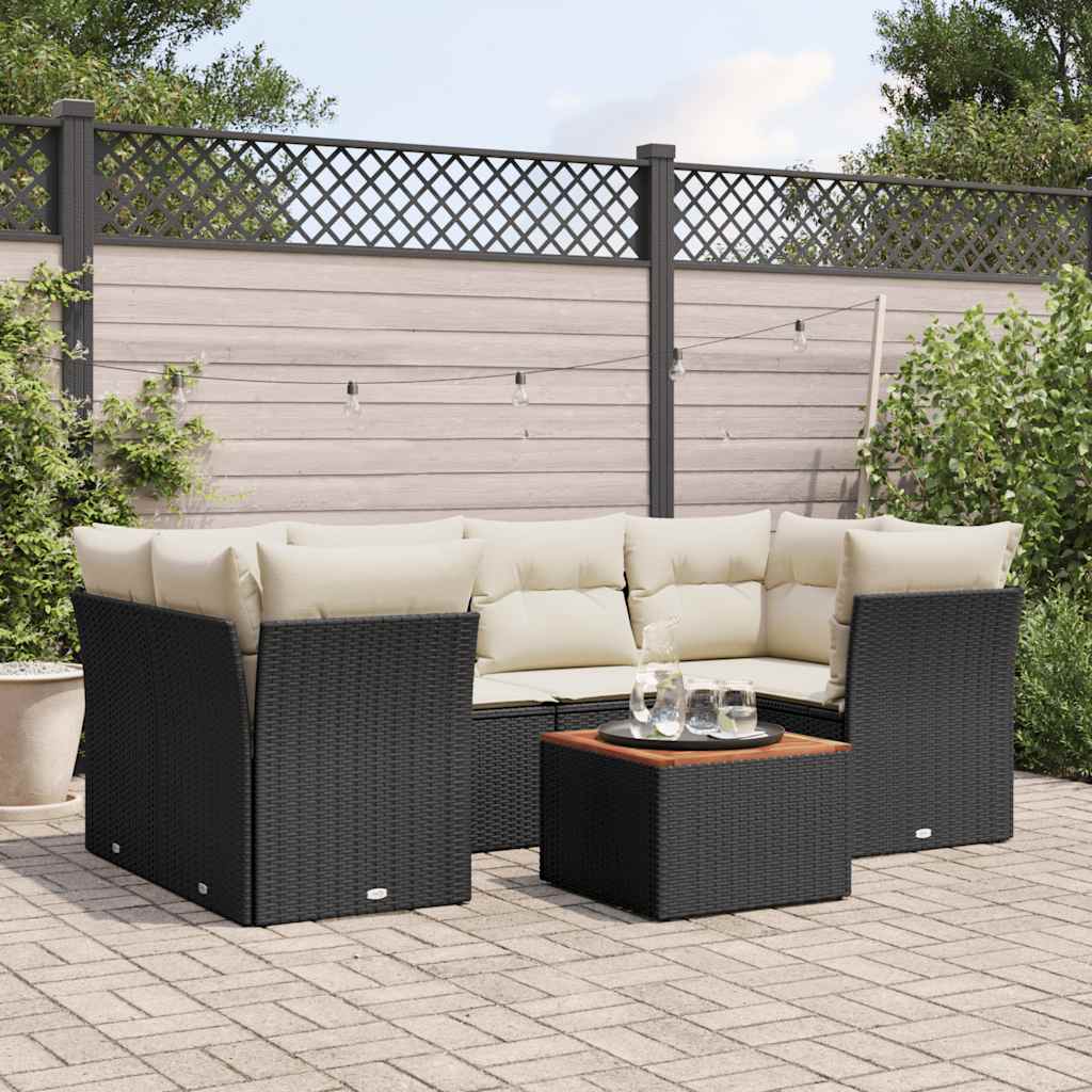 8721102347962_m_en_hd_1 vidaXL 7 Piece Garden Sofa Set with Cushions Black Poly Rattan - Image 1