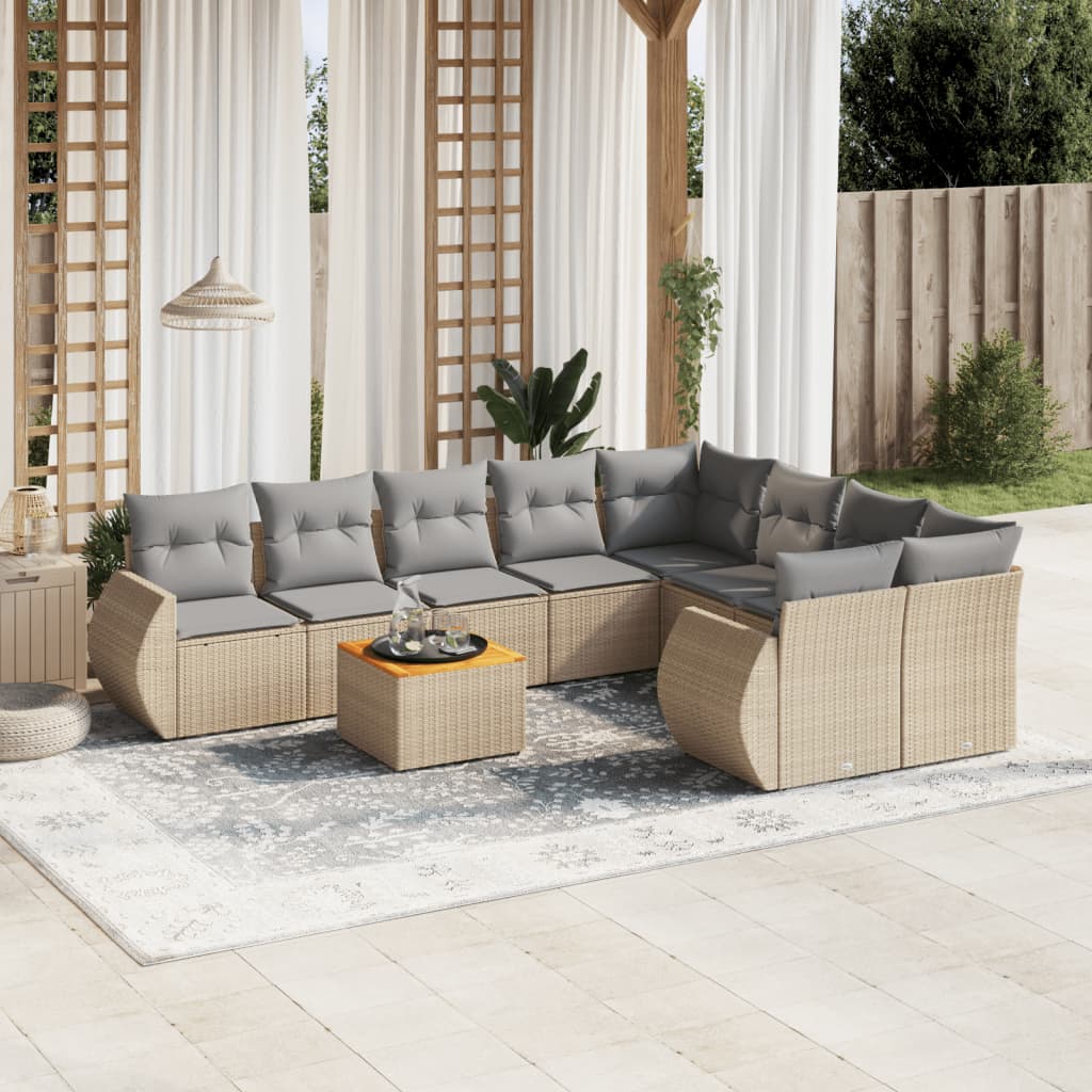 8721102362347_m_en_hd_1 vidaXL 9 Piece Garden Sofa Set with Cushions Beige Poly Rattan - Image 1