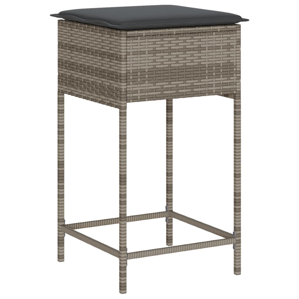 8721102378249_g_en_hd_2 vidaXL 3 Piece Garden Bar Set with Cushions Grey Poly Rattan - Image 4