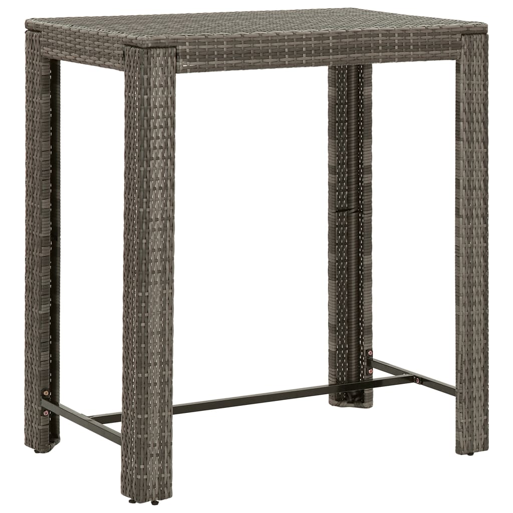 8721102378300_g_en_hd_3 vidaXL 5 Piece Garden Bar Set with Cushions Grey Poly Rattan - Image 5