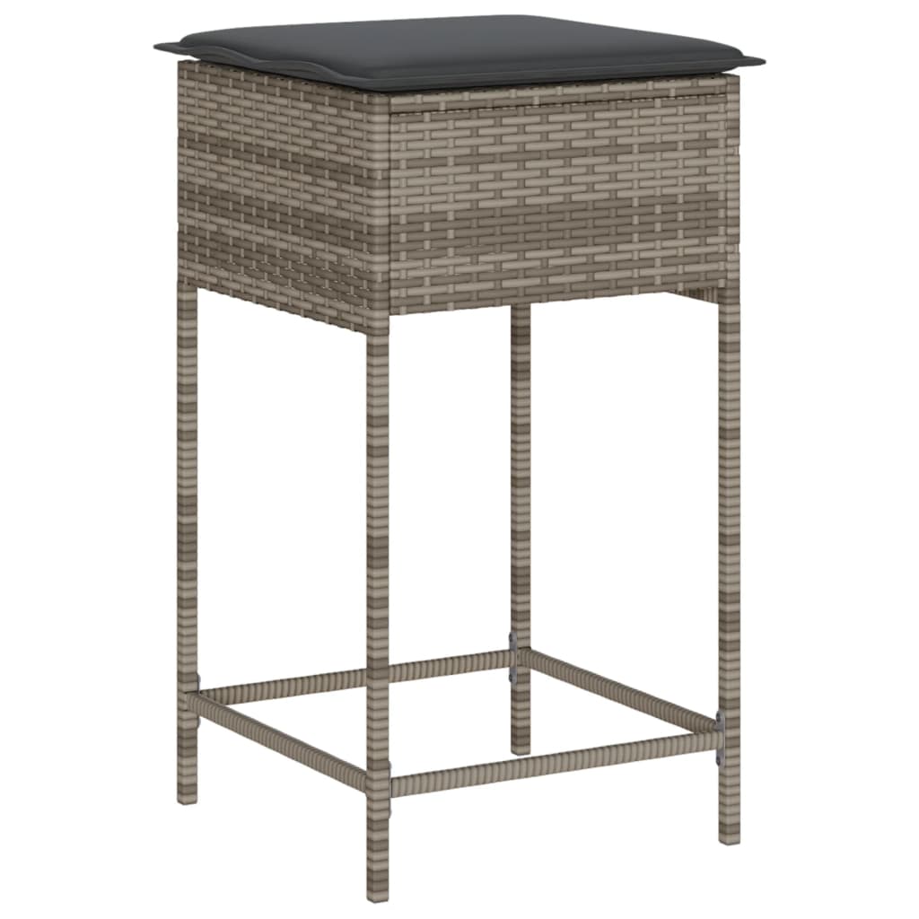8721102378485_g_en_hd_2 vidaXL 7 Piece Garden Bar Set with Cushions Grey Poly Rattan - Image 4