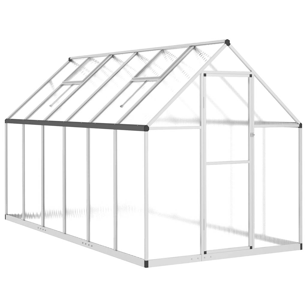 8721102382055_a_en_hd_1 vidaXL Greenhouse with Base Frame Silver 334x169x195 cm Aluminium - Image 2