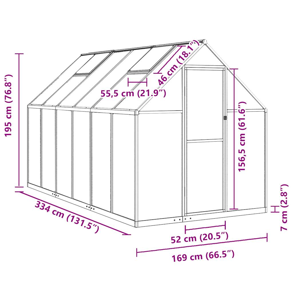 8721102382079_g_en_hd_8 vidaXL Greenhouse with Base Frame Anthracite 334x169x195 cm Aluminium - Image 10