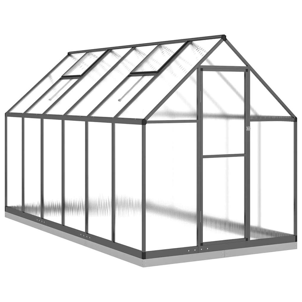 8721102382109_a_en_hd_1 vidaXL Greenhouse with Base Frame Anthracite 334x169x202 cm Aluminium - Image 2