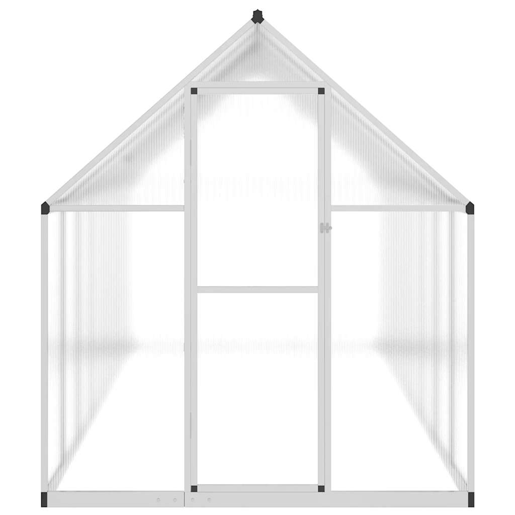 8721102382116_g_en_hd_1 vidaXL Greenhouse with Base Frame Silver 445x169x195 cm Aluminium - Image 3