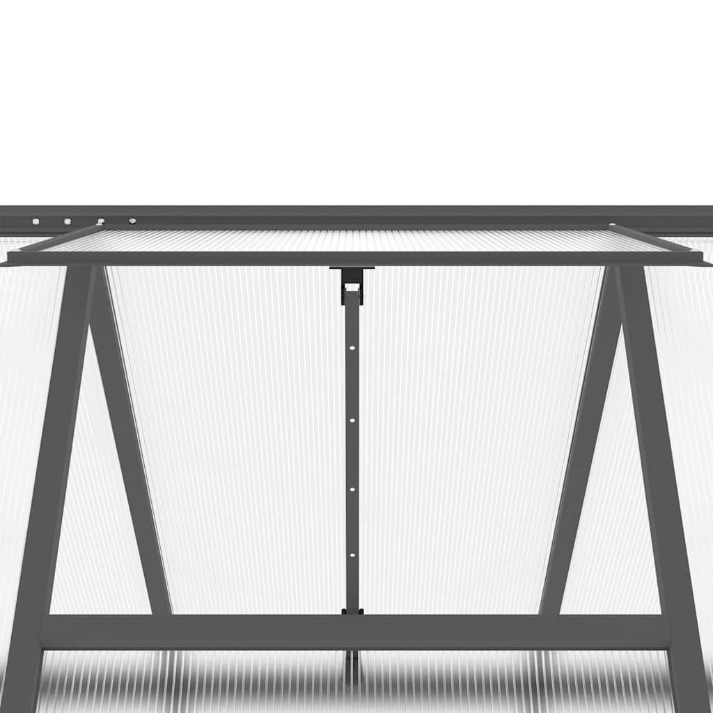 8721102382130_g_en_hd_7 vidaXL Greenhouse with Base Frame Anthracite 445x169x195 cm Aluminium - Image 9
