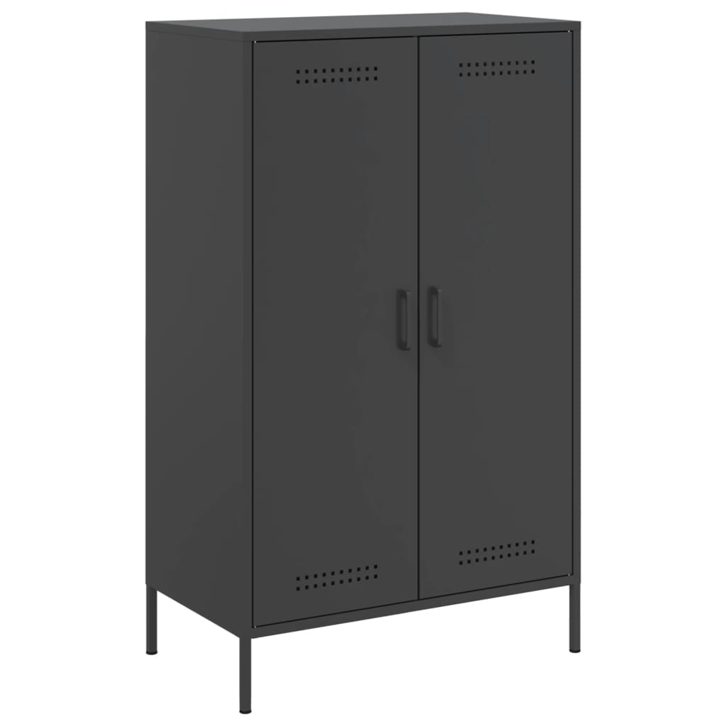 8721102389269_a_en_hd_1 vidaXL Highboard Black 68x39x113 cm Steel - Image 2