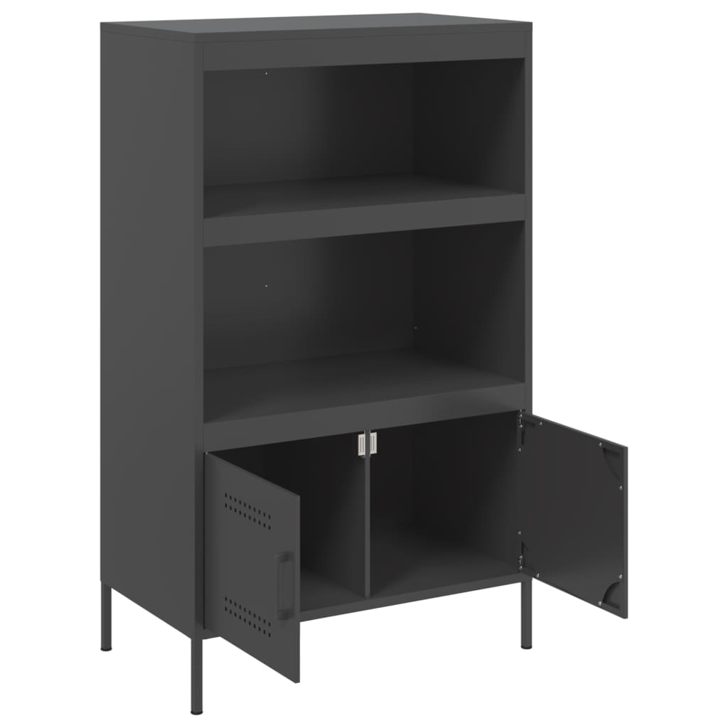 8721102389320_g_en_hd_7 vidaXL Highboard Black 68x39x113 cm Steel - Image 10