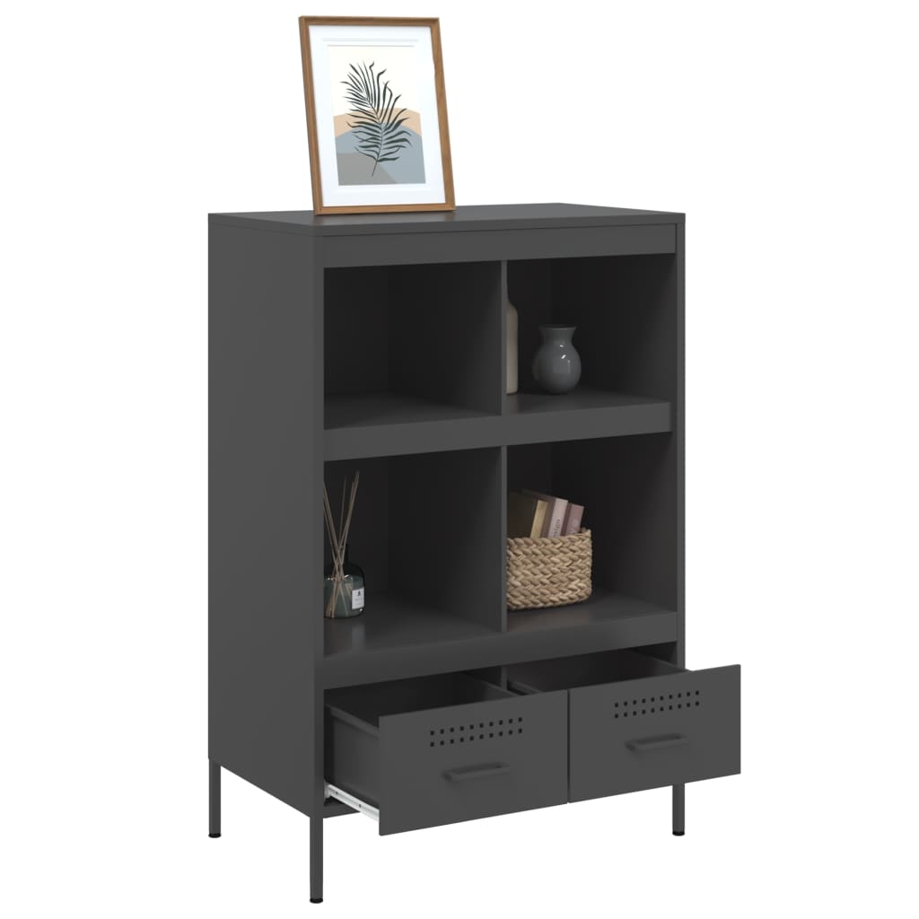 8721102390647_g_en_hd_3 vidaXL Highboard Black 68x39x101.5 cm Steel - Image 6