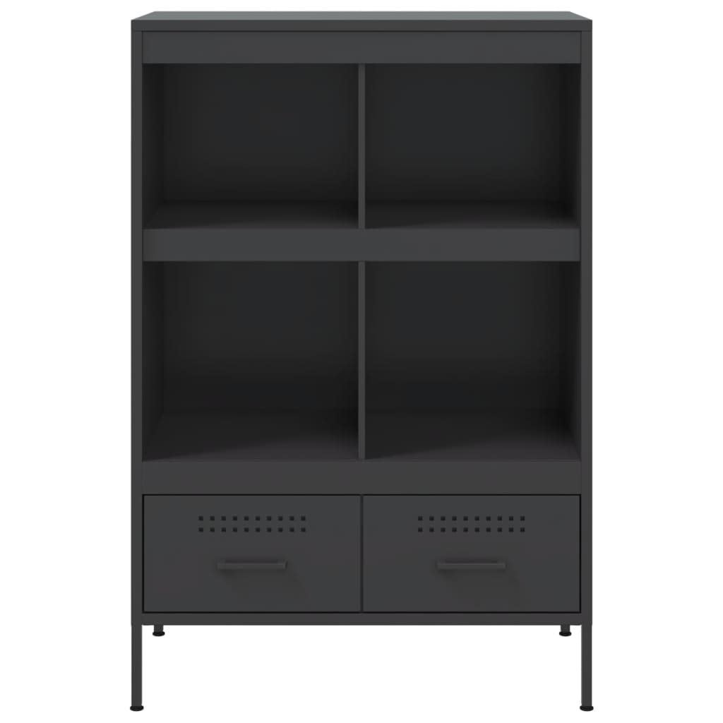 8721102390647_g_en_hd_4 vidaXL Highboard Black 68x39x101.5 cm Steel - Image 7