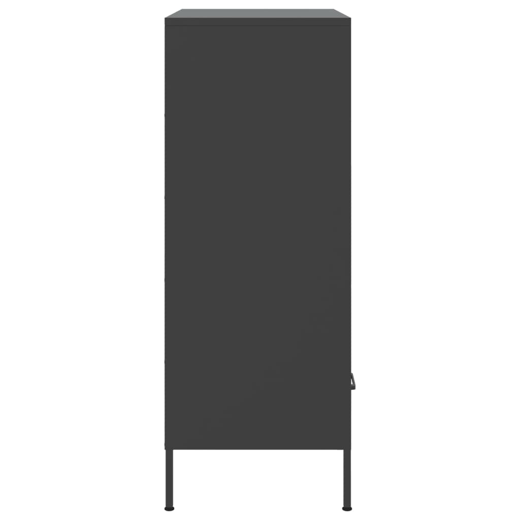 8721102390647_g_en_hd_5 vidaXL Highboard Black 68x39x101.5 cm Steel - Image 8