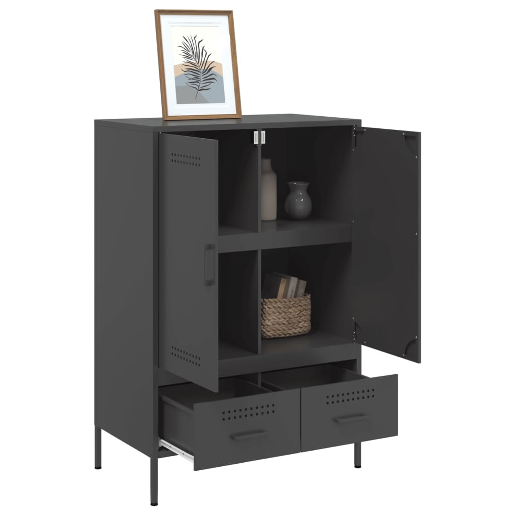 8721102390708_g_en_hd_3 vidaXL Highboard Black 68x39x101.5 cm Steel - Image 6