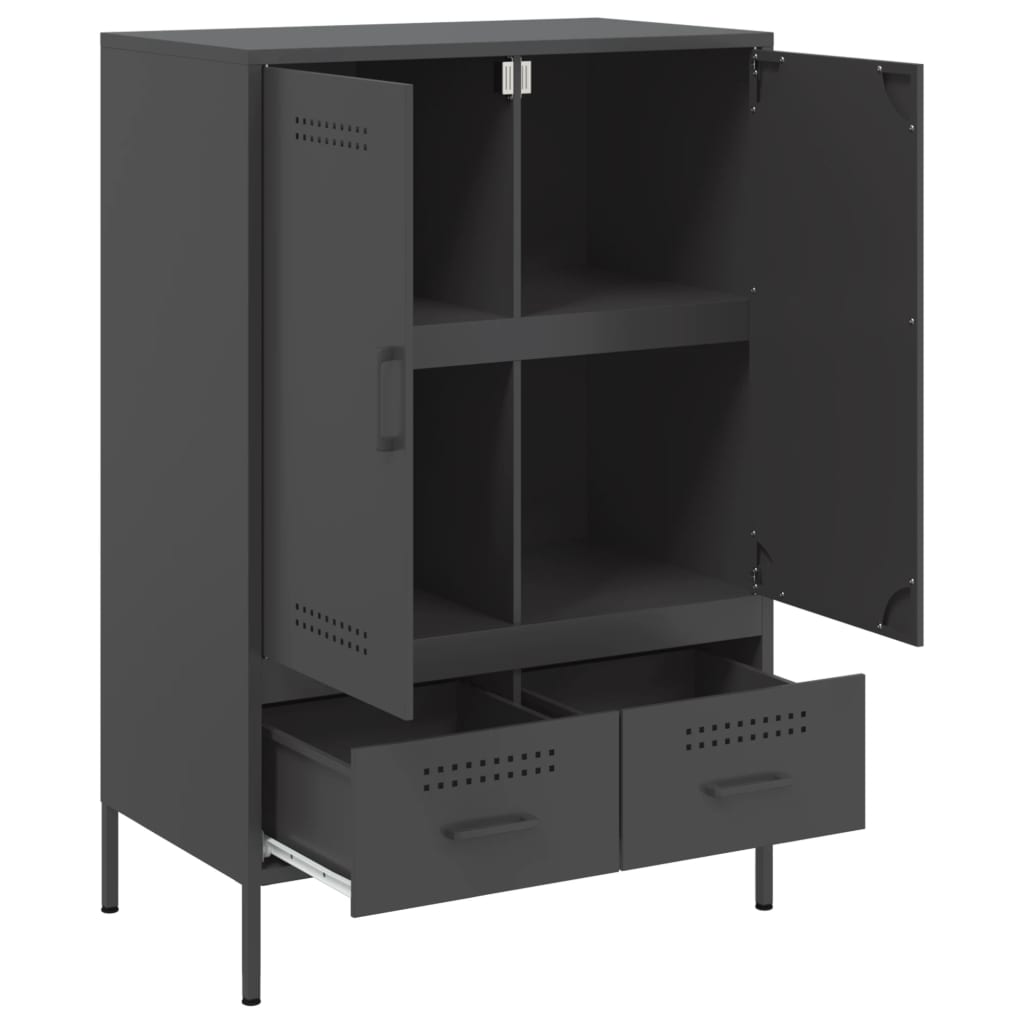 8721102390708_g_en_hd_7 vidaXL Highboard Black 68x39x101.5 cm Steel - Image 10
