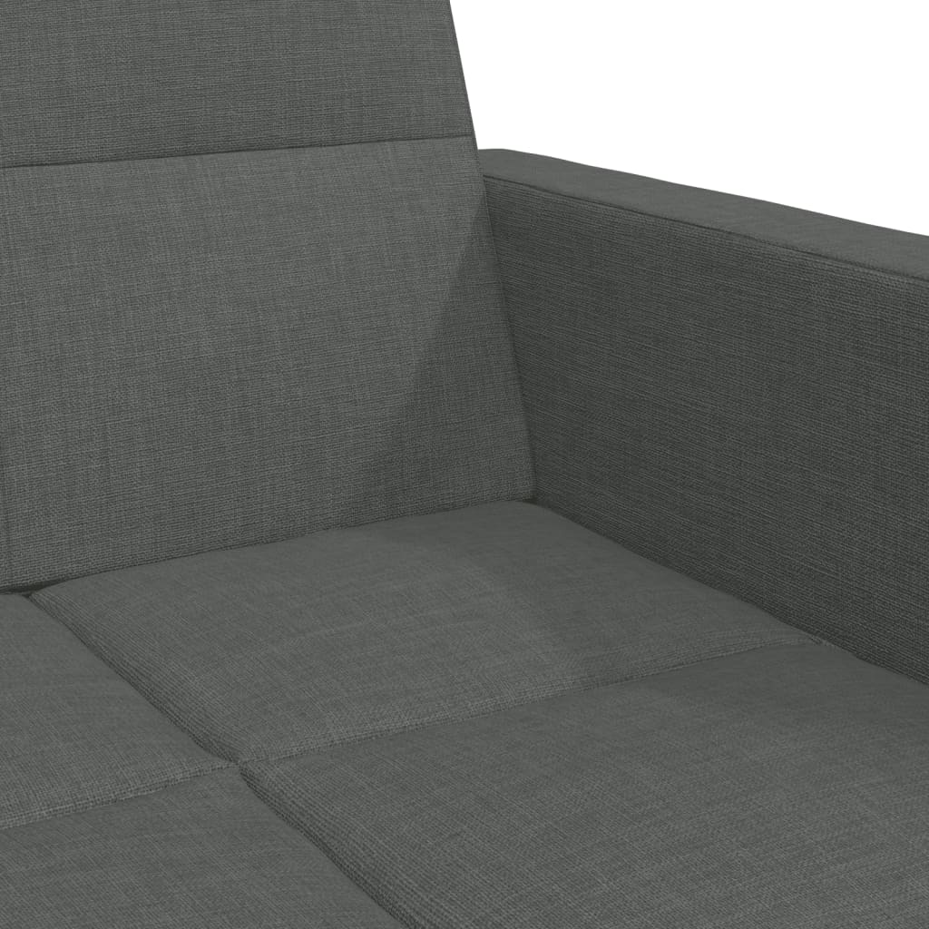8721102391422_g_en_hd_7 vidaXL 2-Seater Sofa Bed with Footstool Dark Grey Fabric - Image 9
