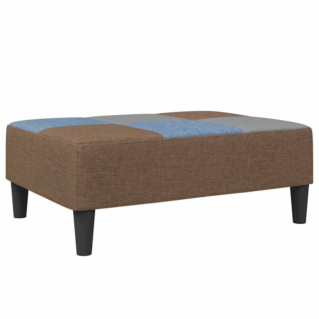 8721102391576_g_en_hd_5 vidaXL 2-Seater Sofa Bed with Footstool Patchwork Fabric - Image 7
