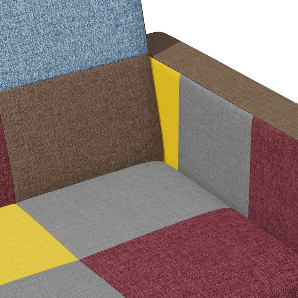 8721102391576_g_en_hd_7 vidaXL 2-Seater Sofa Bed with Footstool Patchwork Fabric - Image 9