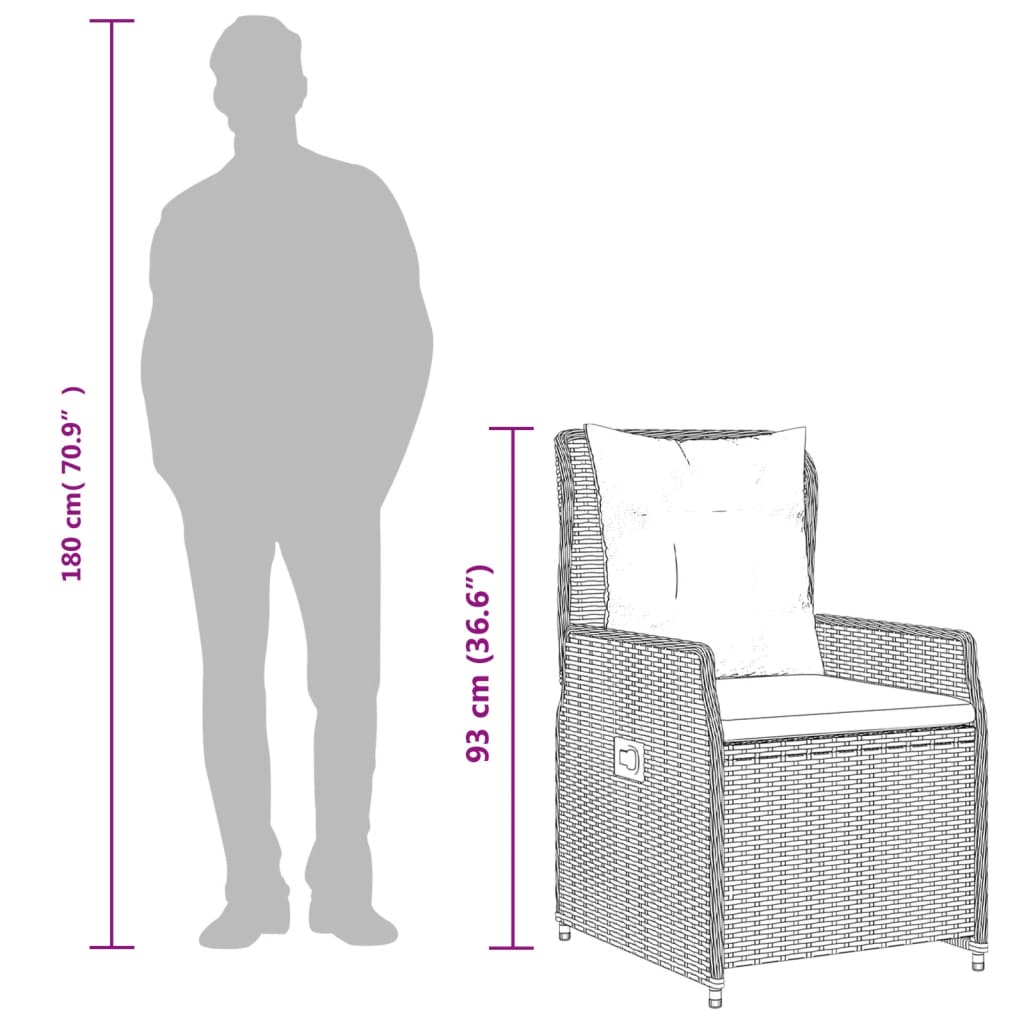 8721102391927_g_en_hd_8 vidaXL 5 Piece Garden Dining Set with Cushions Black Poly Rattan - Image 10