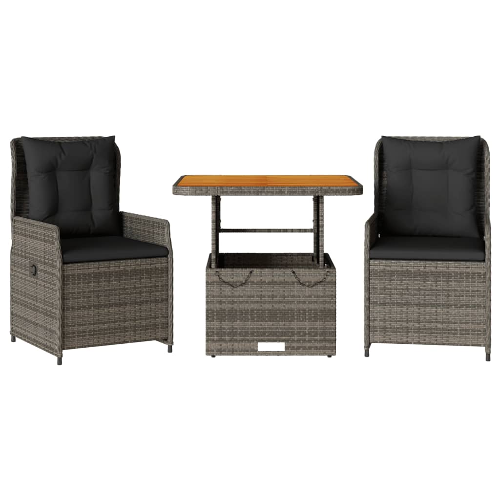 8721102391941_a_en_hd_1 vidaXL 3 Piece Bistro Set with Cushions Grey Poly Rattan - Image 2