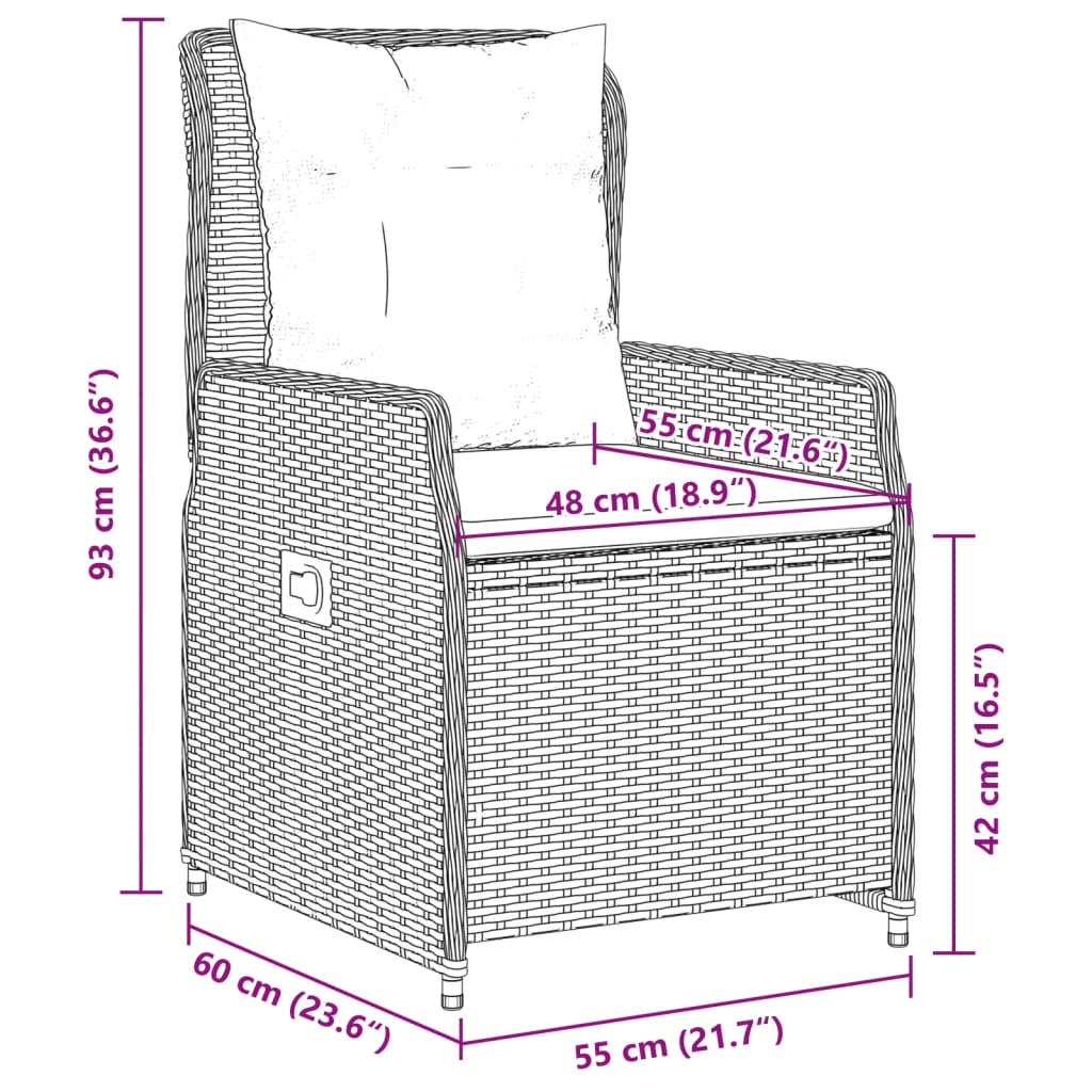8721102391965_g_en_hd_9 vidaXL 5 Piece Garden Dining Set with Cushions Grey Poly Rattan - Image 11