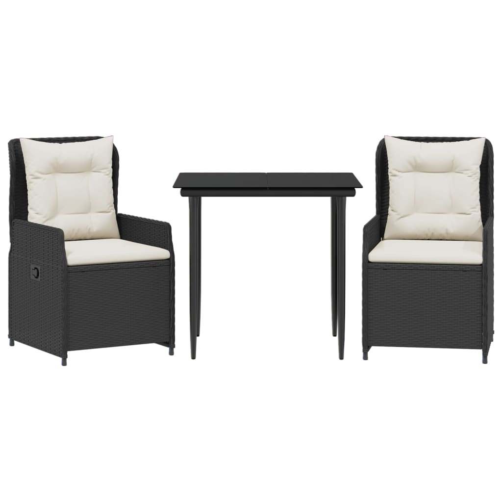8721102392528_a_en_hd_1 vidaXL 3 Piece Garden Dining Set with Cushions Black Poly Rattan - Image 2
