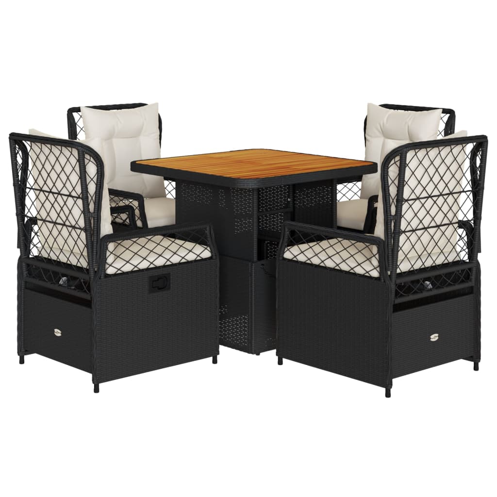 8721102393372_a_en_hd_1 vidaXL 5 Piece Garden Dining Set with Cushions Black Poly Rattan - Image 2