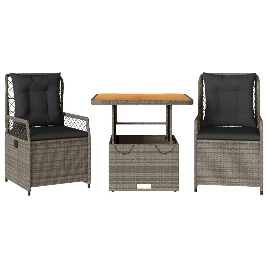 8721102393396_a_en_hd_1 vidaXL 3 Piece Garden Dining Set with Cushions Grey Poly Rattan - Image 2