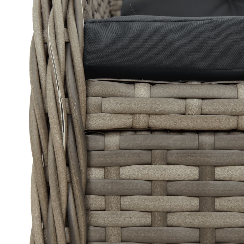 8721102393419_g_en_hd_5 vidaXL 5 Piece Garden Dining Set with Cushions Grey Poly Rattan - Image 7