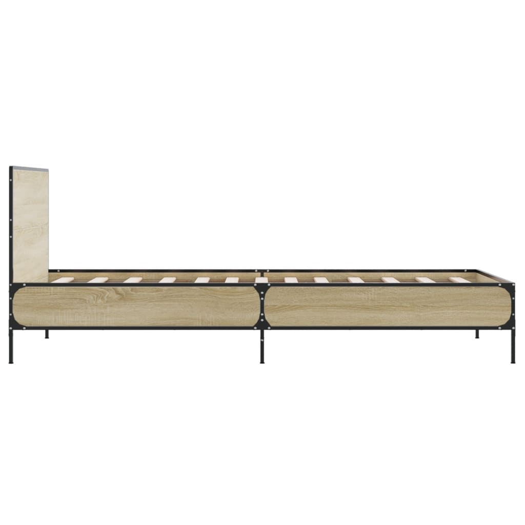 8721102445415_g_en_hd_3 vidaXL Bed Frame without Mattress Sonoma Oak 90x190 cm - Image 5