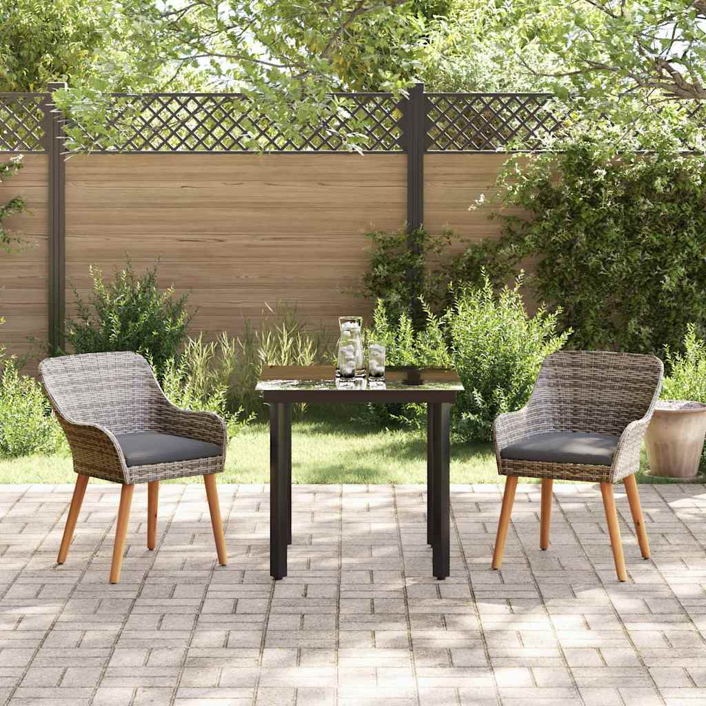 8721102453472_mo-im_en_hd_2 vidaXL Garden Dining Set with Cushion 3 pcs Grey Poly Rattan - Image 4
