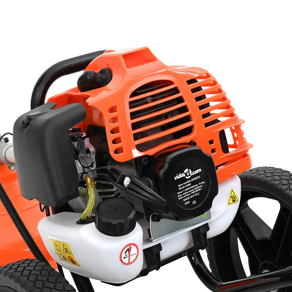 8721102454127_g_en_hd_6 vidaXL Brush Cutter with Wheels Orange 52 cc 1.45 kW - Image 7