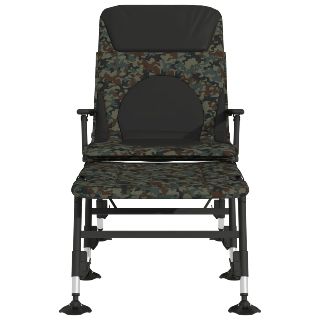 8721102454707_g_en_hd_1 vidaXL Fishing Bedchair with Adjustable Mud Legs Foldable Camouflage - Image 3